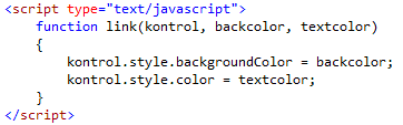 javascript_link_renklendir_kodlar